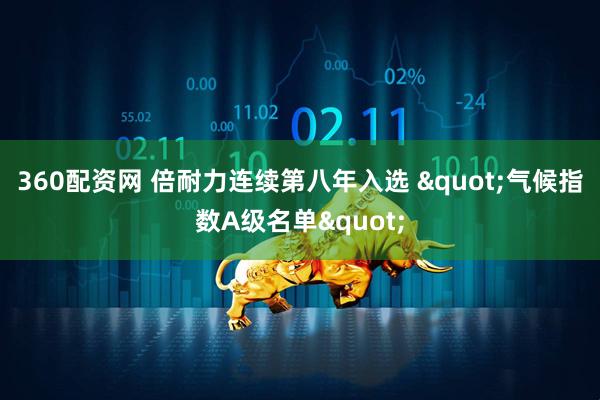 360配资网 倍耐力连续第八年入选 "气候指数A级名单"